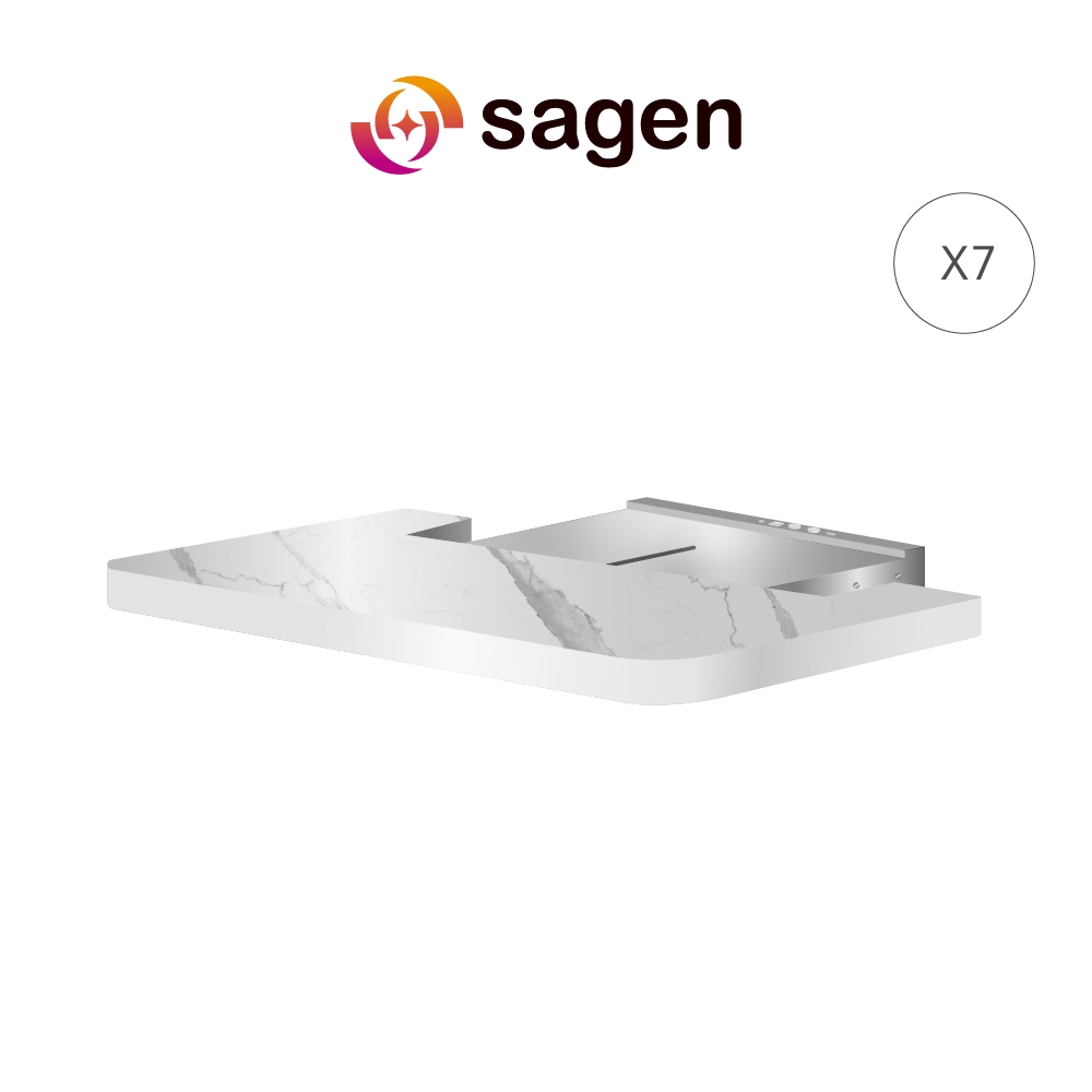 sagen│X7│雷射電視專用 智能智慧電動伸縮平台│白