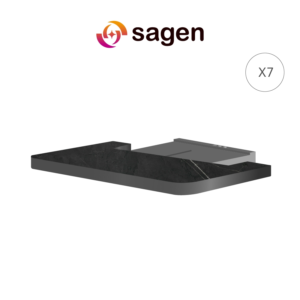 sagen│X7│雷射電視專用 智能智慧電動伸縮平台│黑