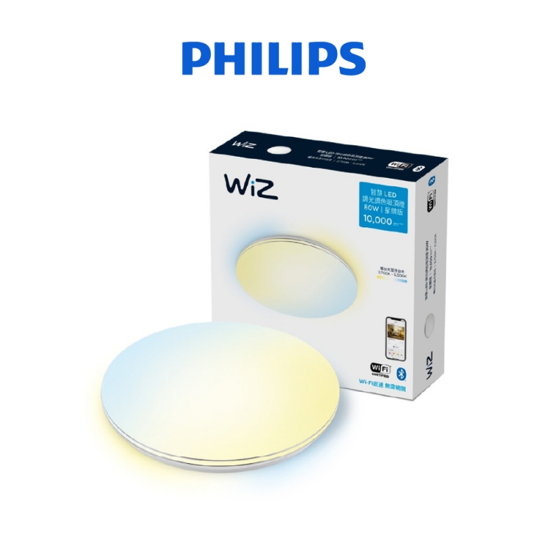 PHILIPS｜WiZ LED｜80W 智慧照明LED吸頂燈｜星鑽版