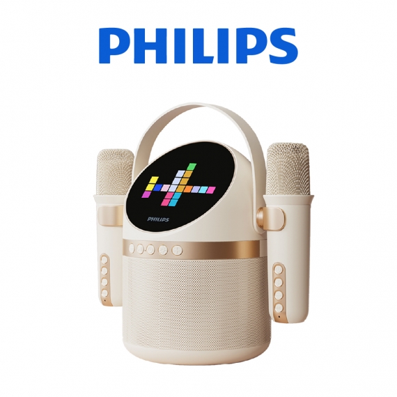 PHILIPS｜TAS2509WT｜AI智能K歌藍牙音箱｜小福麥